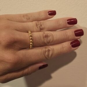 Designer Inspired Stainless Steel Ring NWT